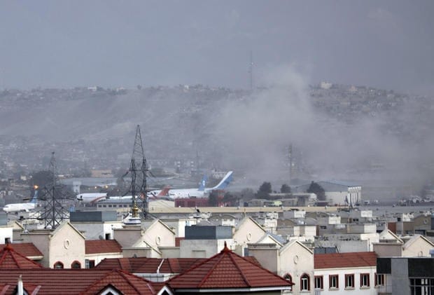Second explosion reported at Kabul airport after 13 people killed in first bombing